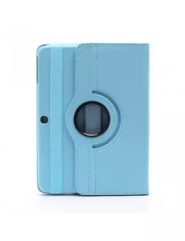 Custodia Pieghevole 360 in Ecopelle per Samsung Galaxy Tab 3 101 Azzurro 5712579075802