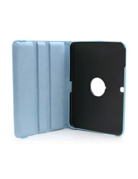 Custodia Pieghevole 360 in Ecopelle per Samsung Galaxy Tab 3 101 Azzurro 5712579075802
