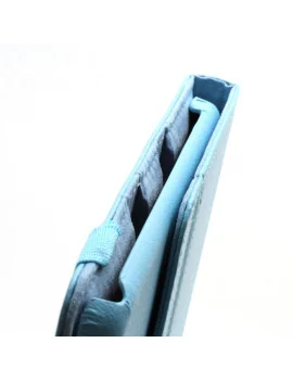 Custodia Pieghevole 360 in Ecopelle per Samsung Galaxy Tab 3 101 Azzurro 5712579075802