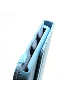 Custodia Pieghevole 360 in Ecopelle per Samsung Galaxy Tab 3 101 Azzurro 5712579075802