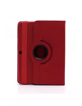 Custodia Pieghevole 360 in Ecopelle per Samsung Galaxy Tab 3 101 Rosso 5712579064240