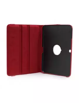 Custodia Pieghevole 360 in Ecopelle per Samsung Galaxy Tab 3 101 Rosso 5712579064240