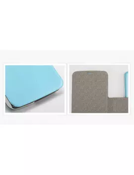 Cover Flip a Portafoglio Luxury in TPU per LG G Flex D950 D955 D958 D959 (Azzurro)
