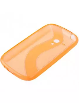 Cover in Silicone per Samsung Galaxy S3 Mini i8190 Giallo 4250623624558