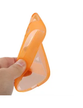 Cover in Silicone per Samsung Galaxy S3 Mini i8190 (Giallo)