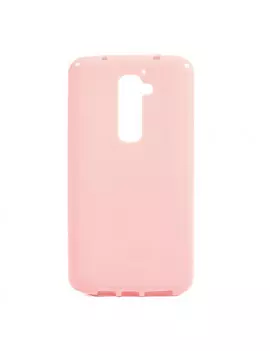 Cover in Silicone per LG G2 Optimus D801 Rosa