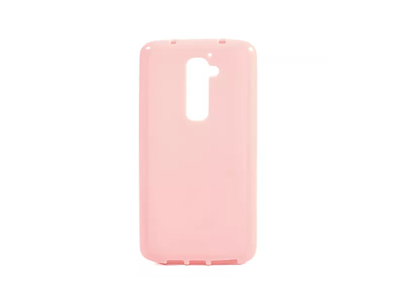 Cover in Silicone per LG G2 Optimus D801 Rosa