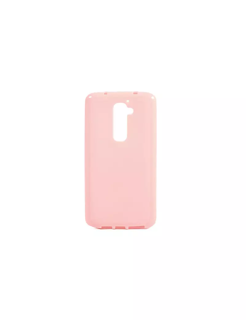 Cover in Silicone per LG G2 Optimus D801 Rosa
