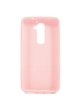 Cover in Silicone per LG G2 Optimus D801 (Rosa)
