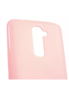 Cover in Silicone per LG G2 Optimus D801 Rosa