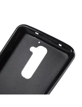 Cover in Silicone per LG G2 Optimus D801 Nero