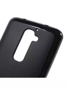 Cover in Silicone per LG G2 Optimus D801 Nero