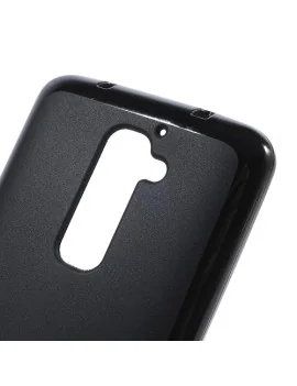 Cover in Silicone per LG G2 Optimus D801 (Nero)