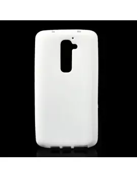 Cover in Silicone per LG G2 Optimus D801 Bianco