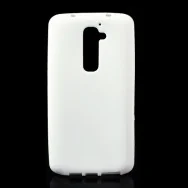 Cover in Silicone per LG G2 Optimus D801 (Bianco)