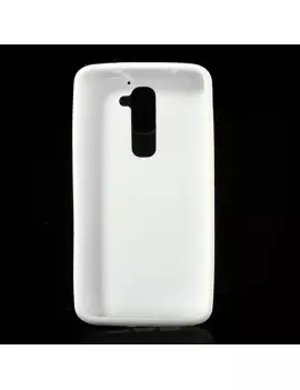 Cover in Silicone per LG G2 Optimus D801 Bianco
