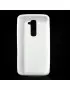Cover in Silicone per LG G2 Optimus D801 Bianco