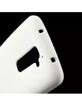 Cover in Silicone per LG G2 Optimus D801 Bianco