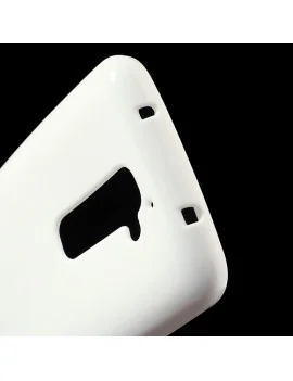 Cover in Silicone per LG G2 Optimus D801 (Bianco)