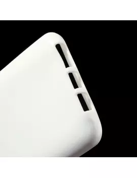 Cover in Silicone per LG G2 Optimus D801 Bianco