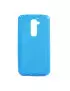 Cover in Silicone per LG G2 Optimus D801 Azzurro