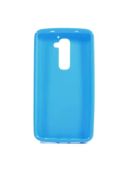 Cover in Silicone per LG G2 Optimus D801 (Azzurro)