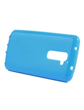 Cover in Silicone per LG G2 Optimus D801 (Azzurro)