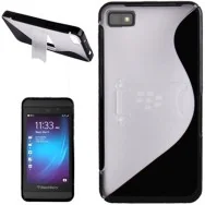 Cover in TPU Rigido BlackBerry Z10 (Nero e Bianco)