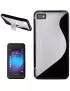 Cover in TPU Rigido per BlackBerry Z10 Nero/Bianco 3663824012146