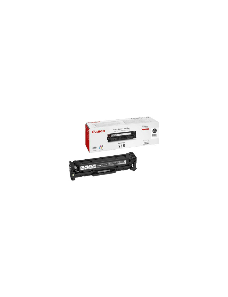 Multipack Toner Originali Canon 718bk VP 2662B005 (Nero 6800 pagine Conf. 2) Multipack Toner Originali Canon 718bk VP 2662B005 (Nero 6800 pagine Conf. 2)