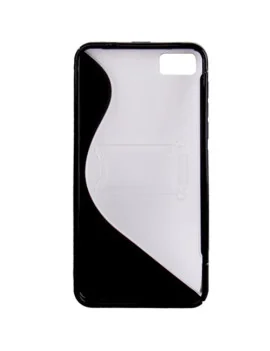 Cover in TPU Rigido BlackBerry Z10 (Nero e Bianco)