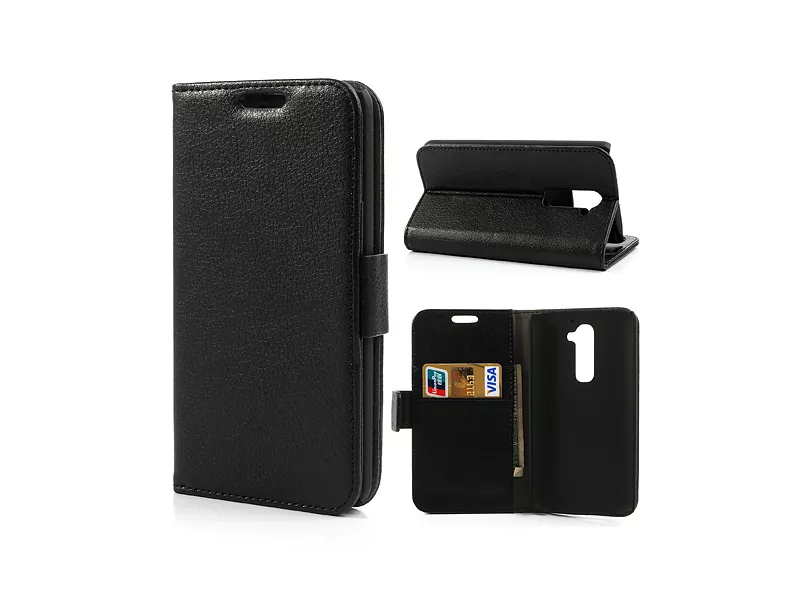 Cover Flip a Portafoglio per LG Optimus G2 D801 (Nero)