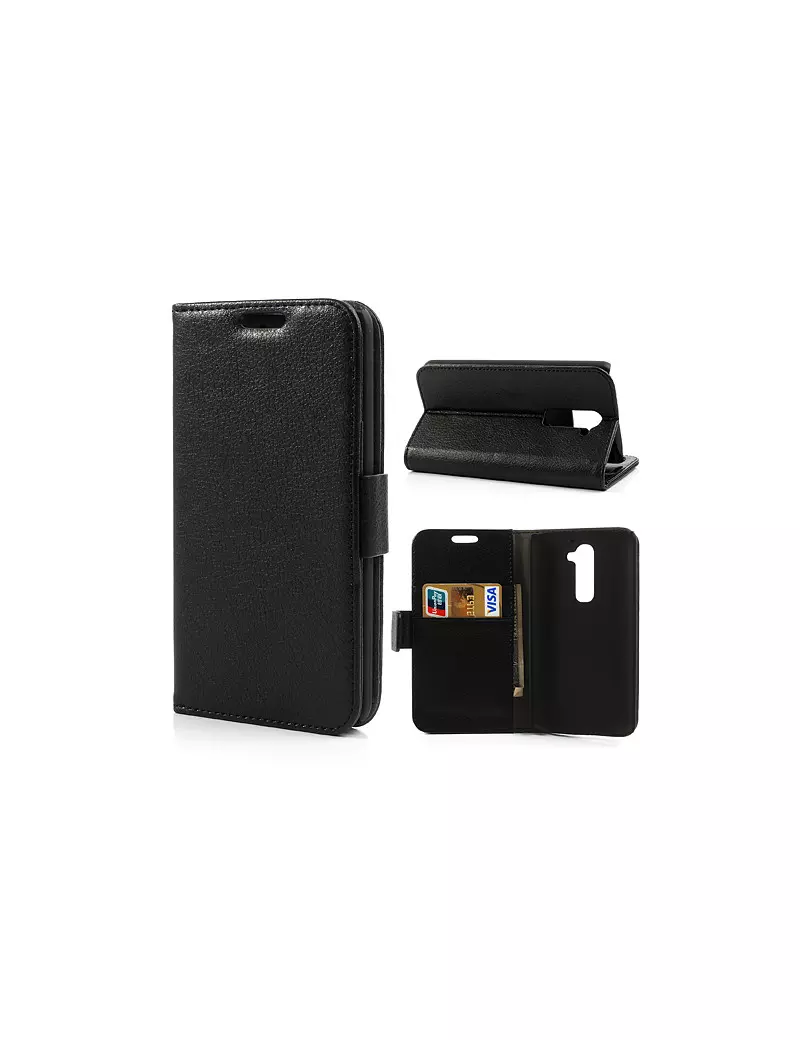 Cover Flip a Portafoglio per LG Optimus G2 D801 (Nero)