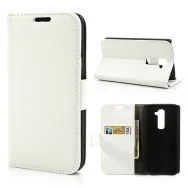 Cover Flip a Portafoglio per LG Optimus G2 D801 (Bianco)
