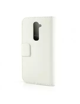 Cover Flip a Portafoglio per LG Optimus G2 D801 (Bianco)