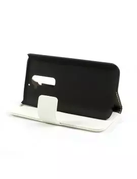 Cover Flip a Portafoglio per LG Optimus G2 D801 (Bianco)