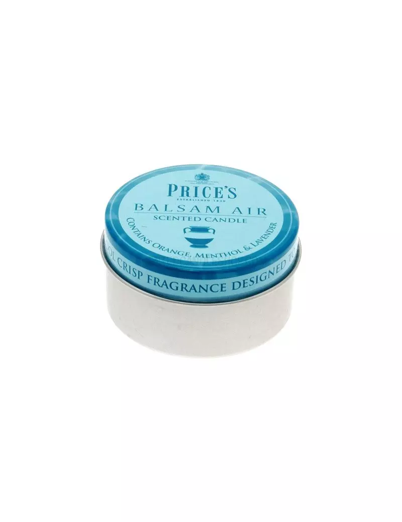 Candela in Lattina Price's - Fresh Air - Balsam Air (Orange, Menthol & Lavender) Candela in Lattina Price's - Fresh Air - Balsam Air (Orange, Menthol & Lavender)