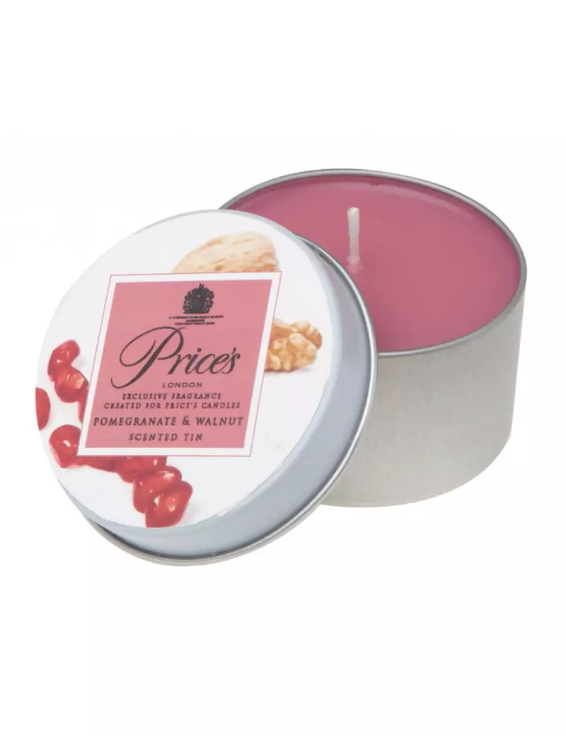 Candela in Lattina Price's - Fragrance (Pomegranate Walnut) Candela in Lattina Price's - Fragrance (Pomegranate Walnut)