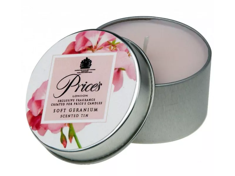 Candela in Lattina Price's - Fragrance (Soft Geranium)