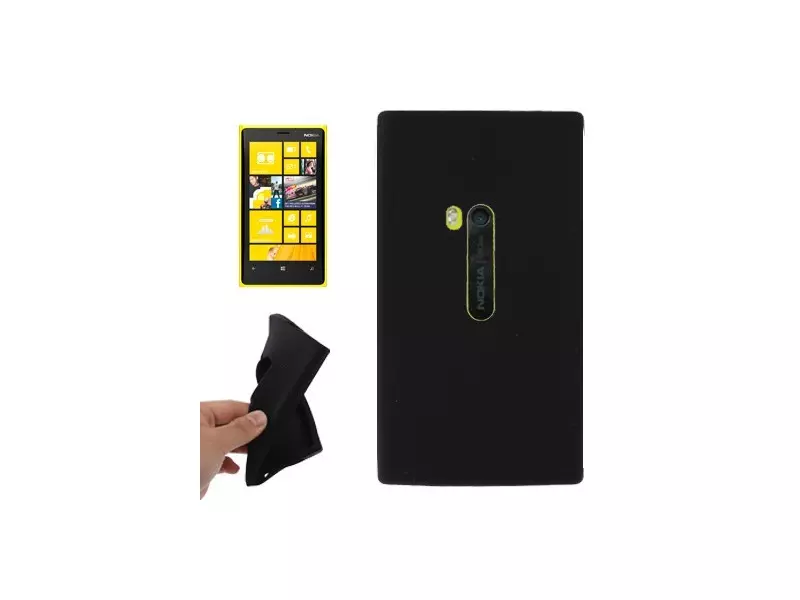 Cover in Silicone TPU per Nokia Lumia 920 Nero 3663824195962