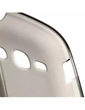 Cover in Silicone per Samsung Galaxy Fame S6810 Grigio