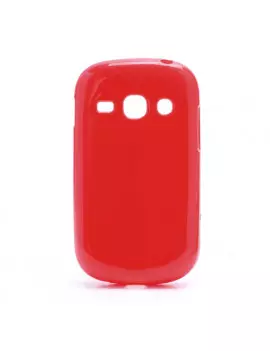 Cover in Silicone per Samsung Galaxy Fame S6810 Rosso