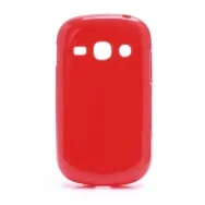 Cover Silicone per Samsung Galaxy Fame S6810 (Rosso)