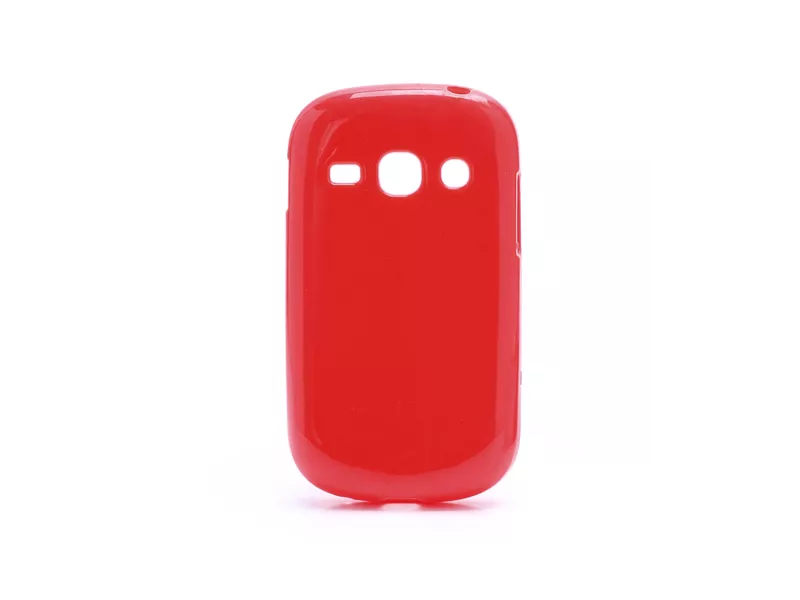 Cover in Silicone per Samsung Galaxy Fame S6810 Rosso