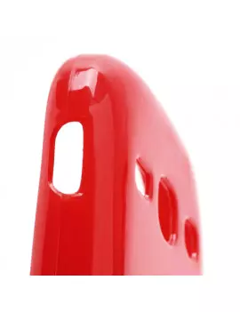 Cover in Silicone per Samsung Galaxy Fame S6810 Rosso