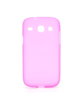 Cover in Silicone per Samsung Galaxy Core i8260 (Rosa)