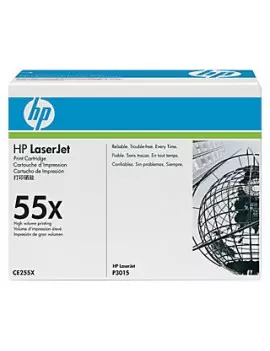 Toner Originale HP CE255X 55X (Nero 12500 pagine)