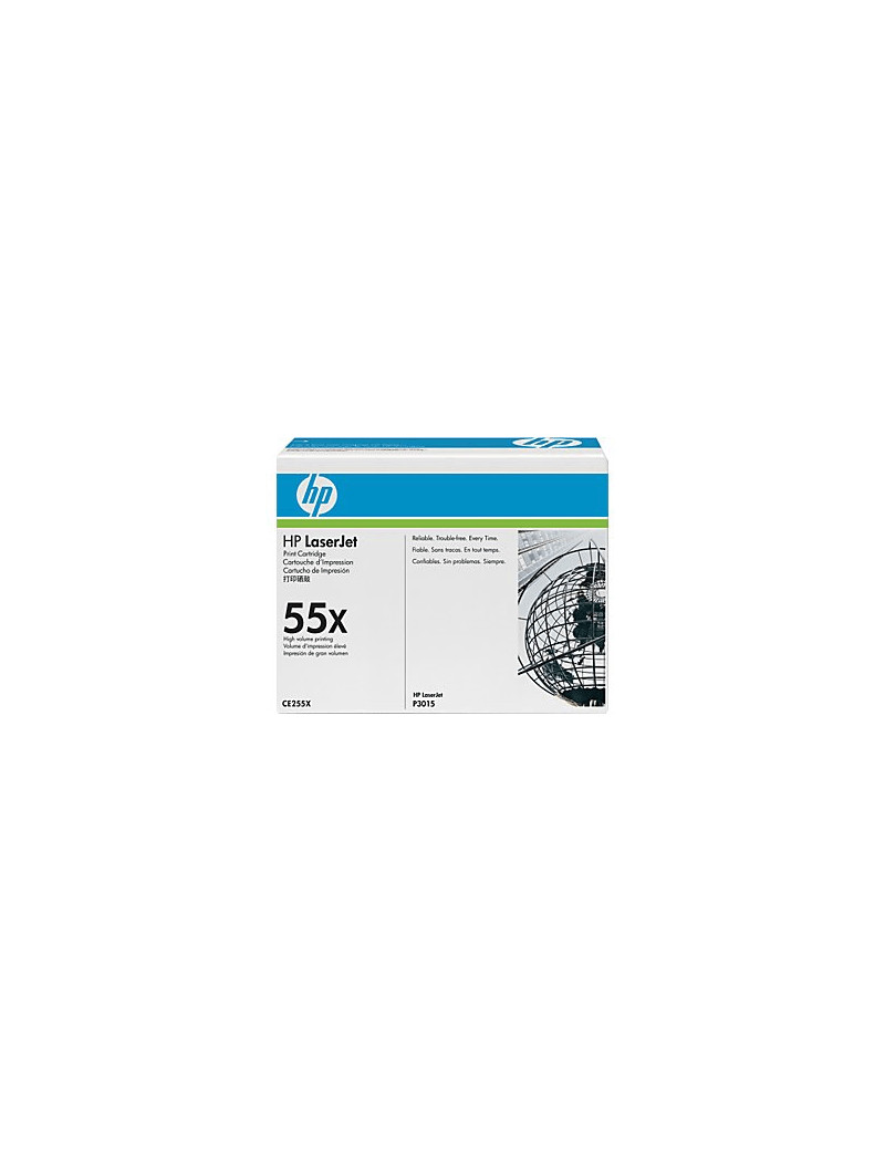 Toner Originale HP CE255X 55X (Nero 12500 pagine) Toner Originale HP CE255X 55X (Nero 12500 pagine)
