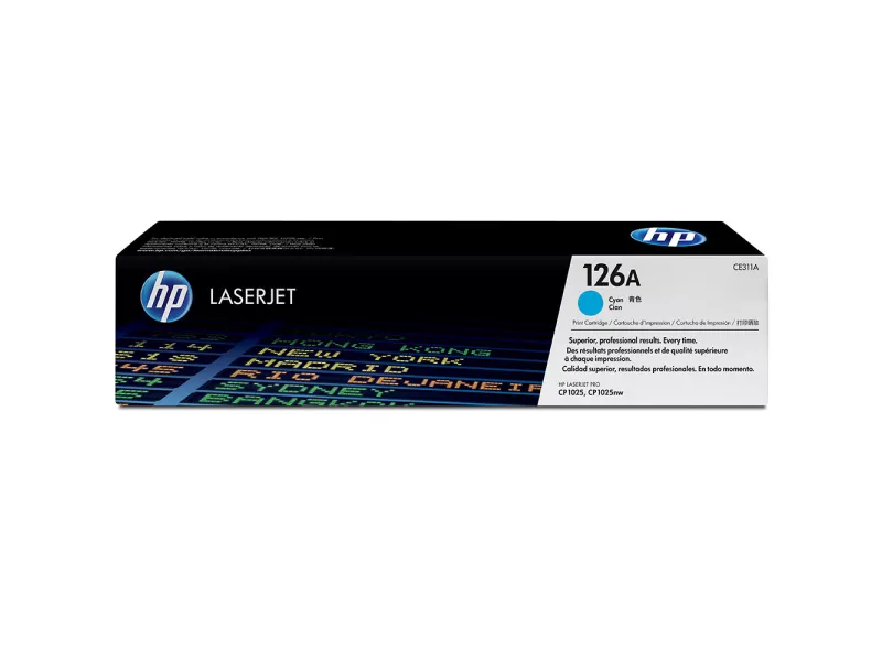 Toner Originale HP CE311A 126A (Ciano 1000 pagine)