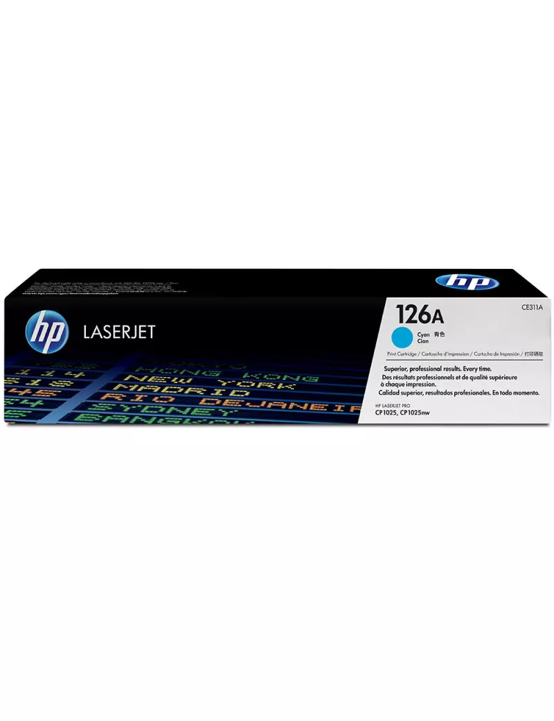 Toner Originale HP CE311A 126A (Ciano 1000 pagine)